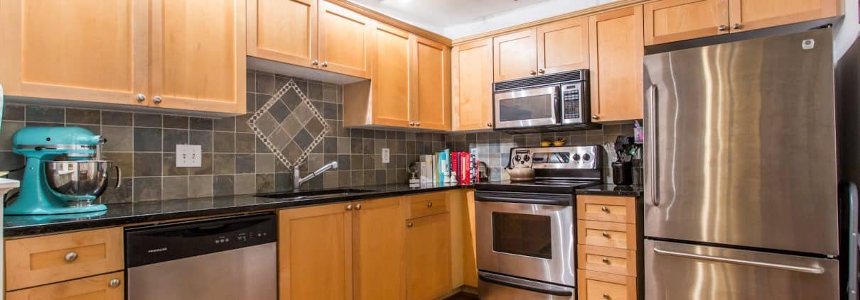 Virginia-Highland Loft Condo For Sale - Kitchen at 1026 St Charles Av, Unit 10, Atlanta, GA