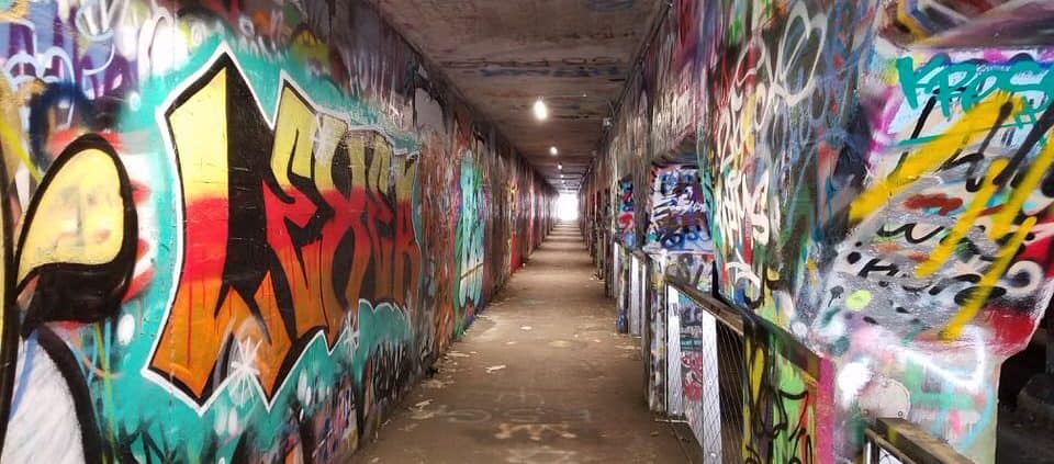 Atlanta neighborhoods for cycling - Krog Street Tunnel