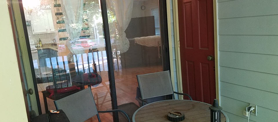 Sit outside on your private deck!