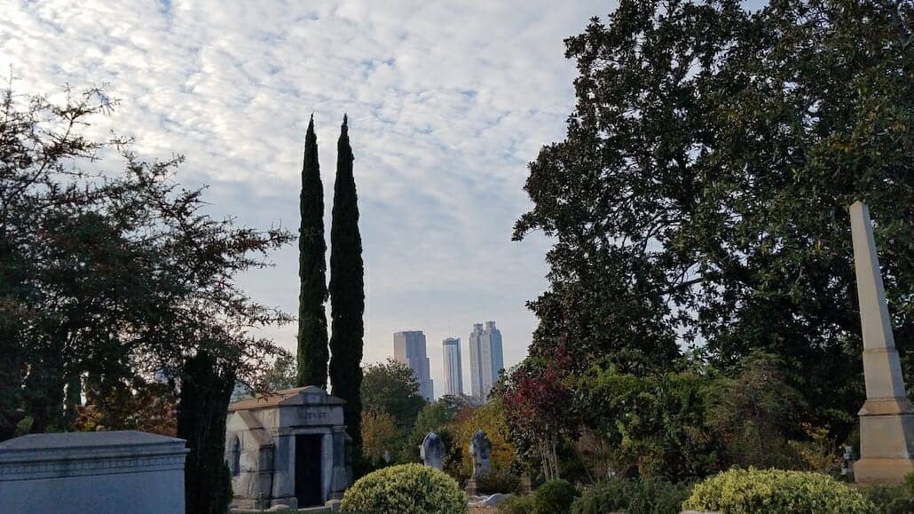 Escape to Oakland Cemetery near Grant Park, Atlanta GA
