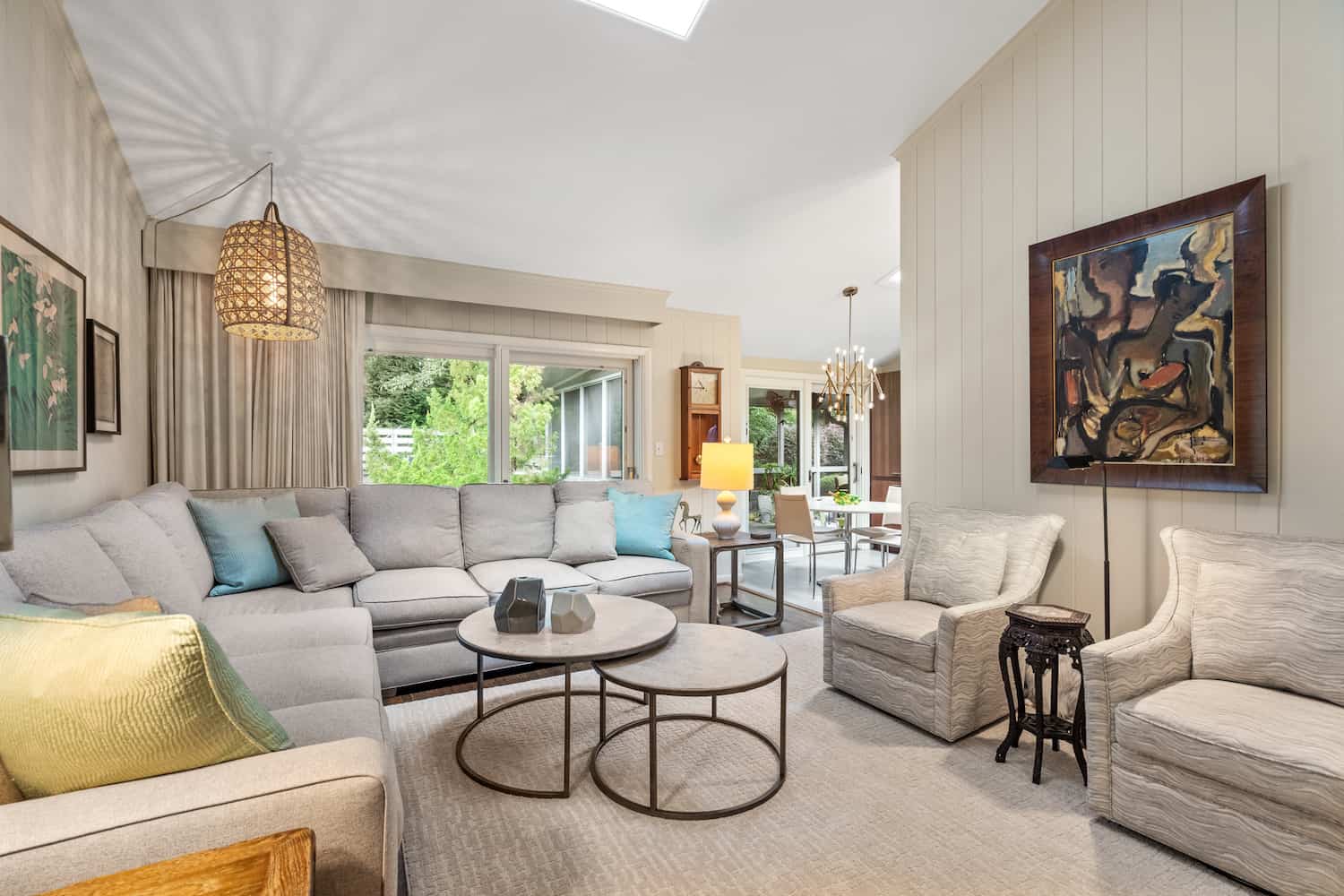 Morningside Mid-Century Modern - Family room